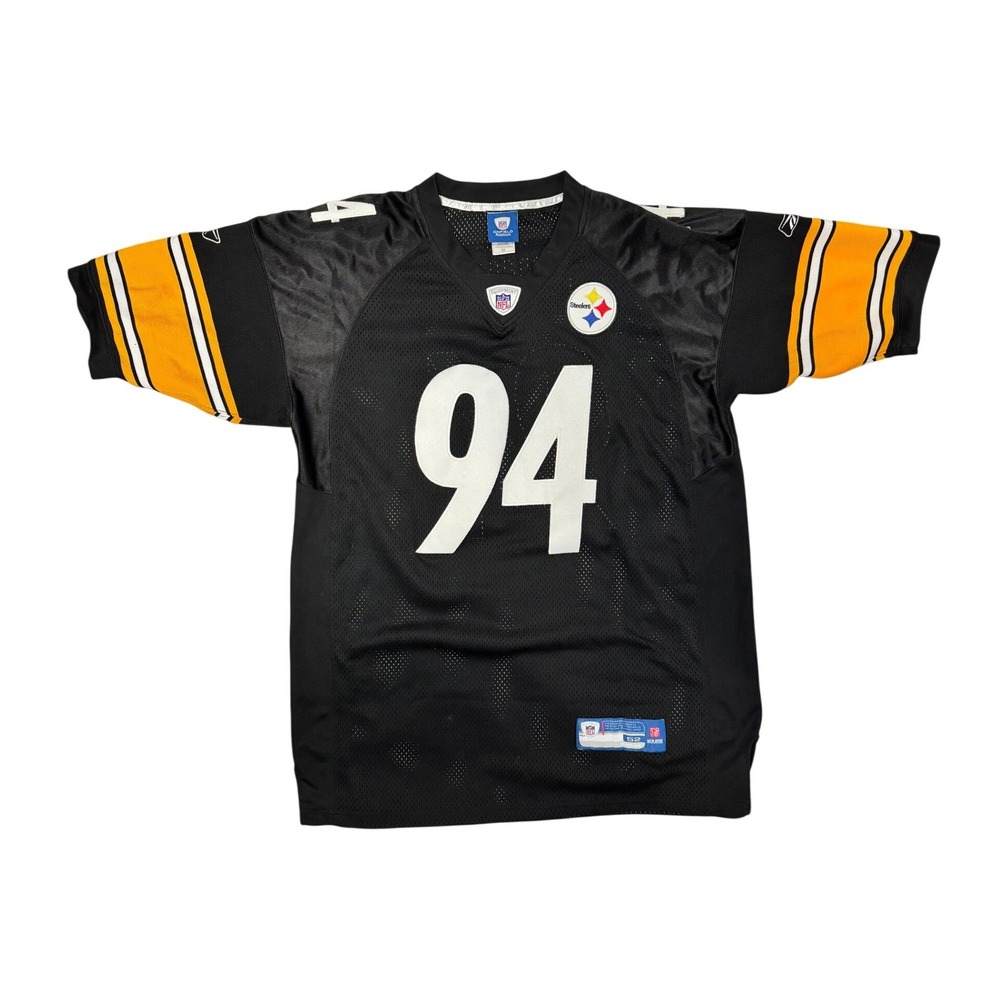 Reebok NFL Onfield Pittsburgh Steelers Lawrence Timmons 94 Jersey Mens 52 Black